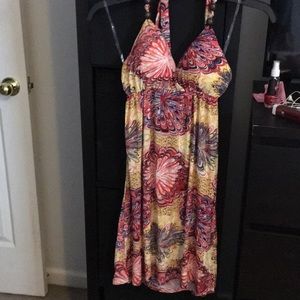 Halter floral dress